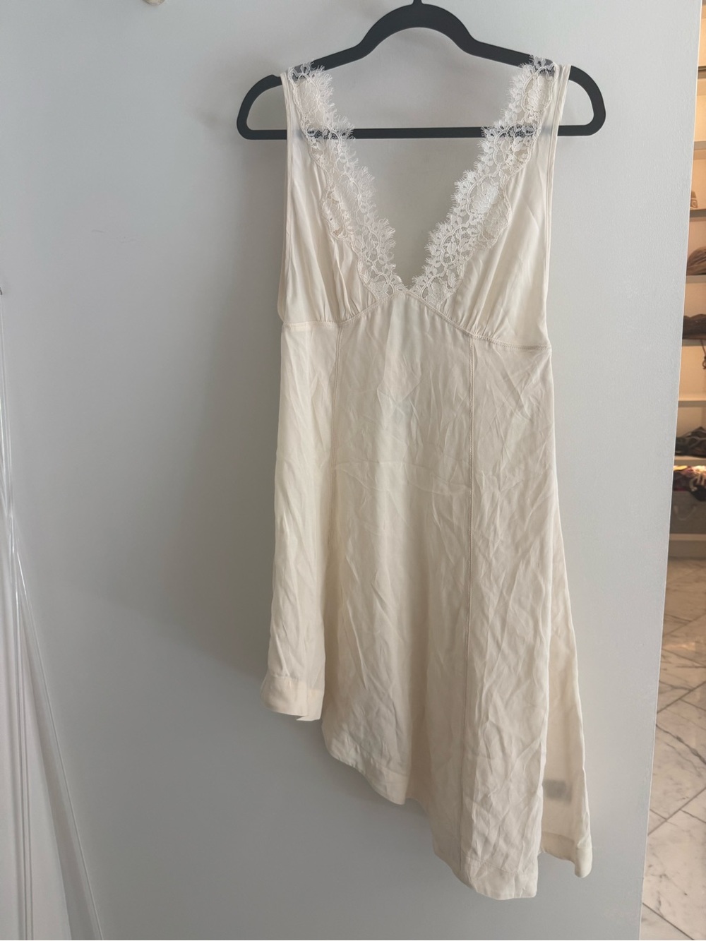 H&M Floral Cream and Pink Dress